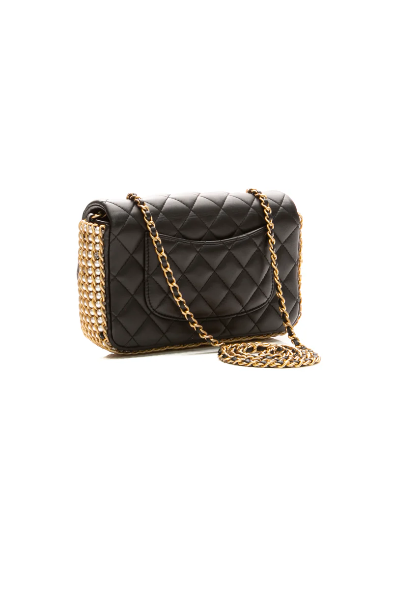 River of Pearls Mini Flap Bag - Image 3