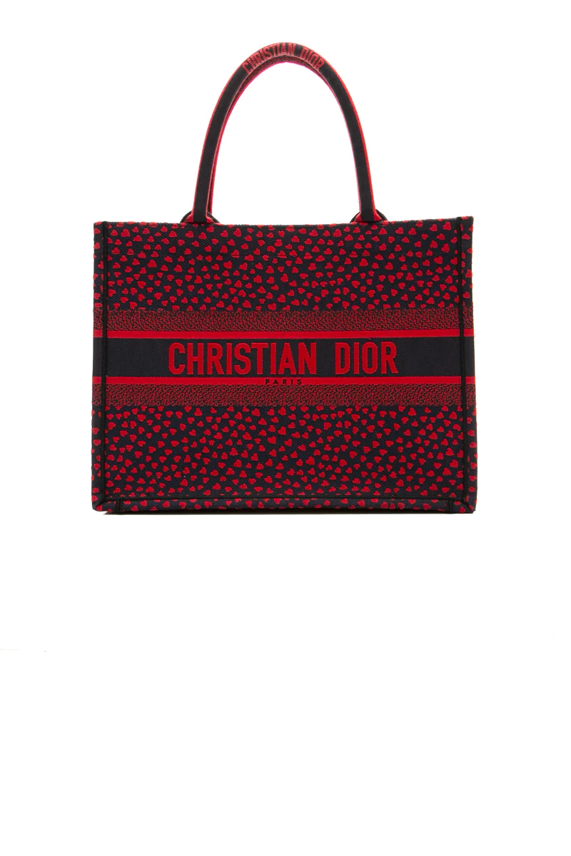Pop Hearts Medium Book Tote Bag