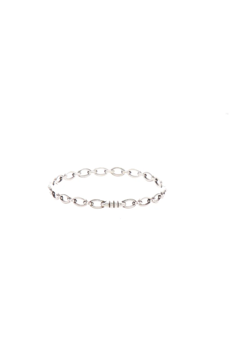Caviar Link Bangle - Image 3