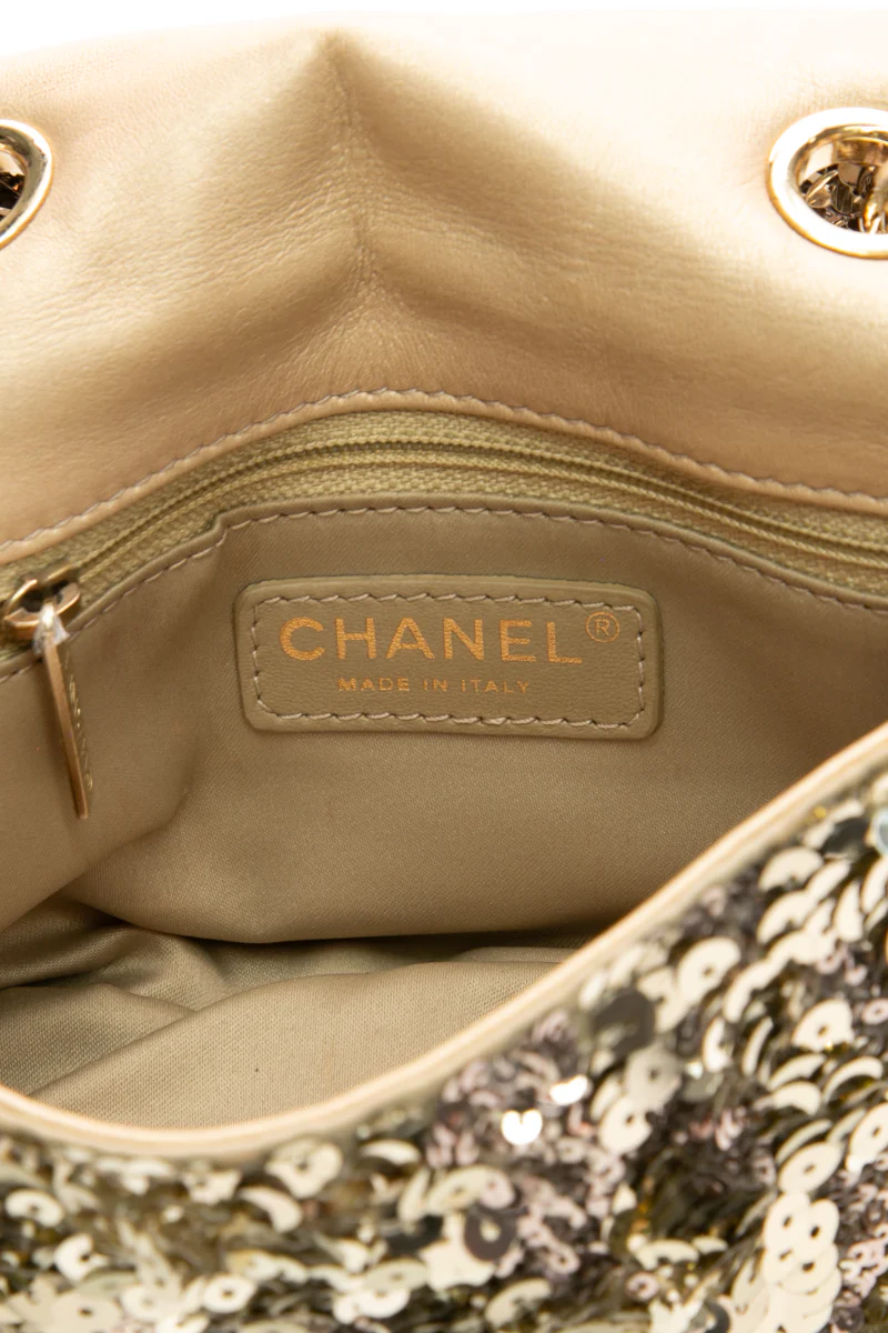 Sequin Mini Rectangular Flap Bag - Image 11