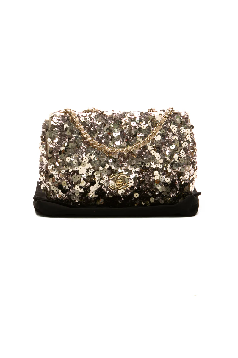 Sequin Mini Rectangular Flap Bag - Image 12