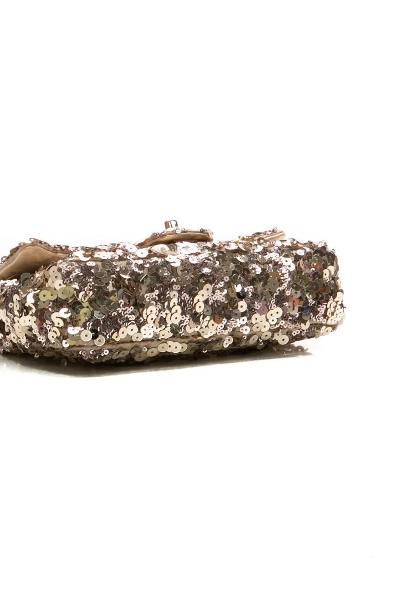 Sequin Mini Rectangular Flap Bag - Image 4
