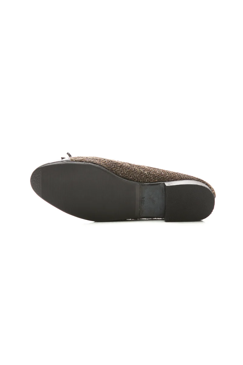 Tweed Ballet Flats - Size 38.5 - Image 5