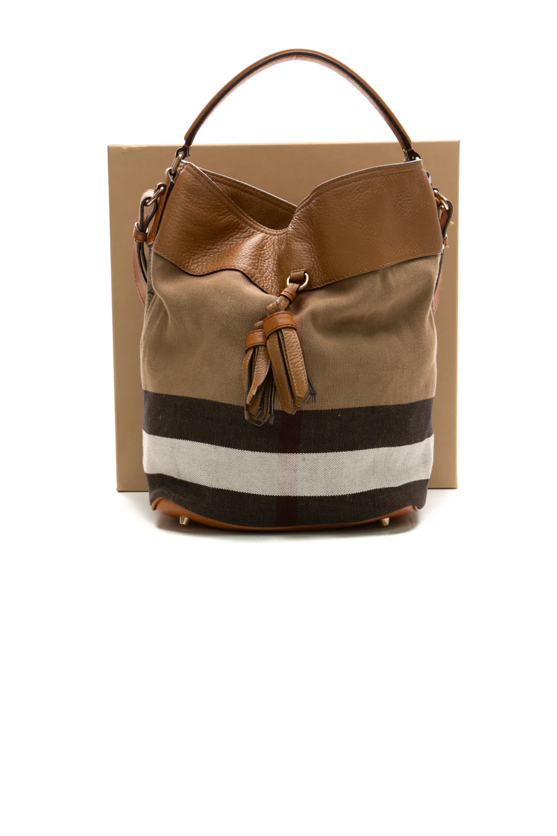 Ashby Check Bucket Bag - Image 15