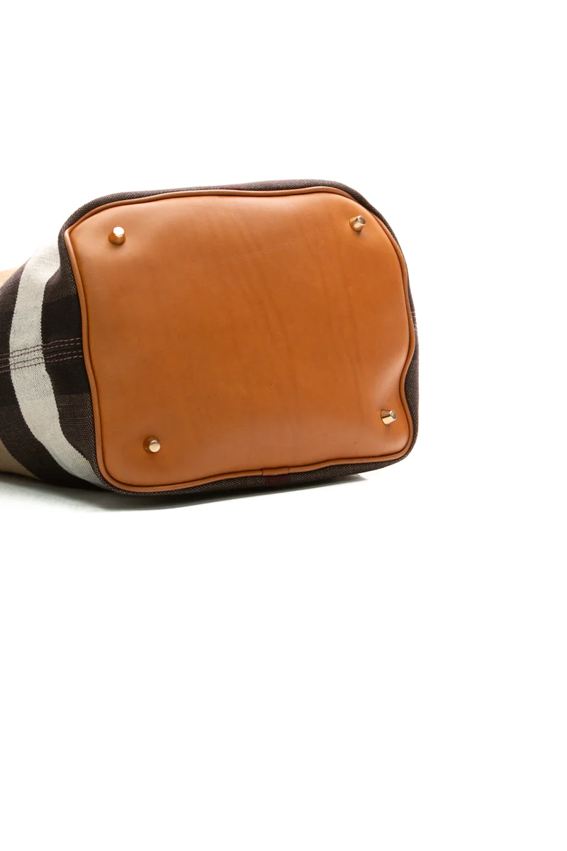 Ashby Check Bucket Bag - Image 4