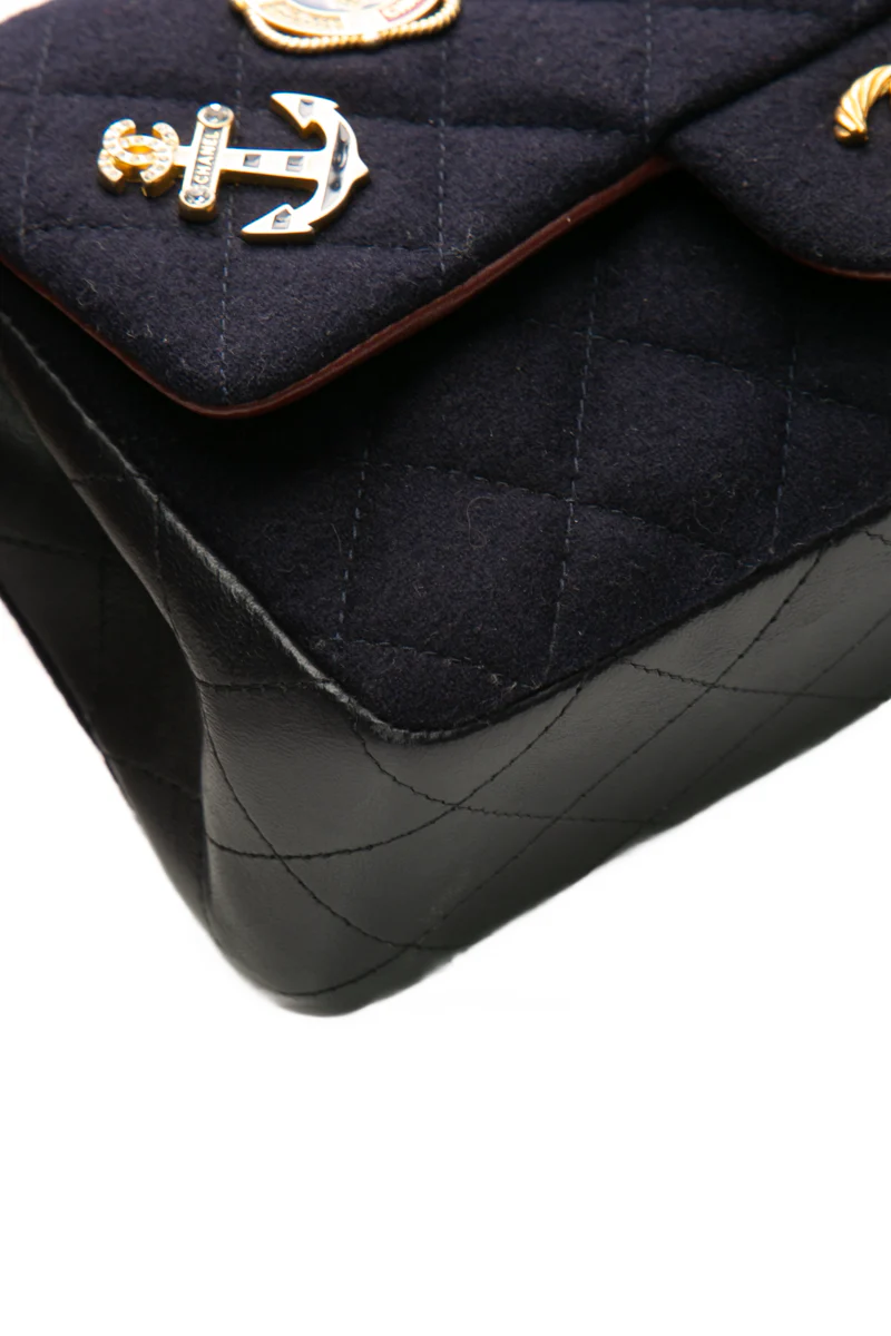 Paris-Hamburg Charms Mini Flap Bag - Image 10