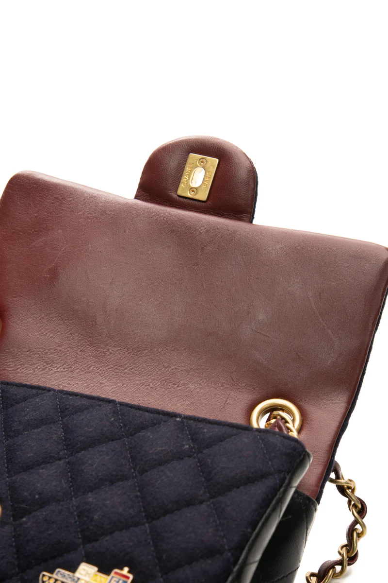 Paris-Hamburg Charms Mini Flap Bag - Image 13