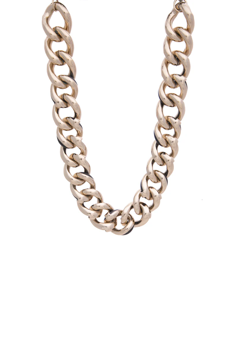 Leather Chain Necklace - Image 3
