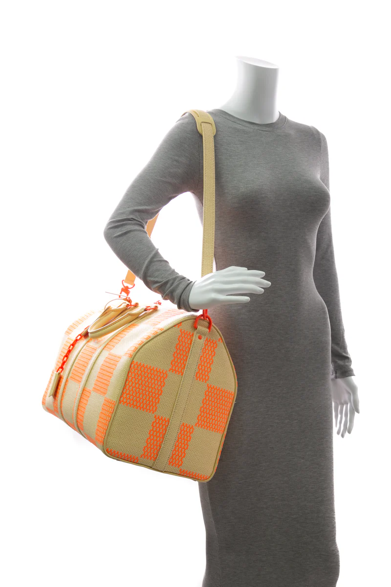 Raffia Keepall 50 Bandouliere Bag - Image 2