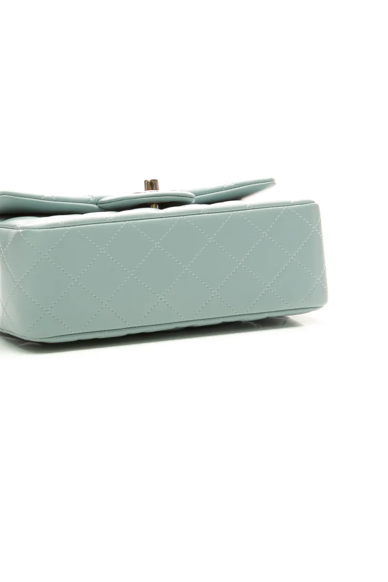 Classic Mini Rectangular Top Handle Flap Bag - Image 4