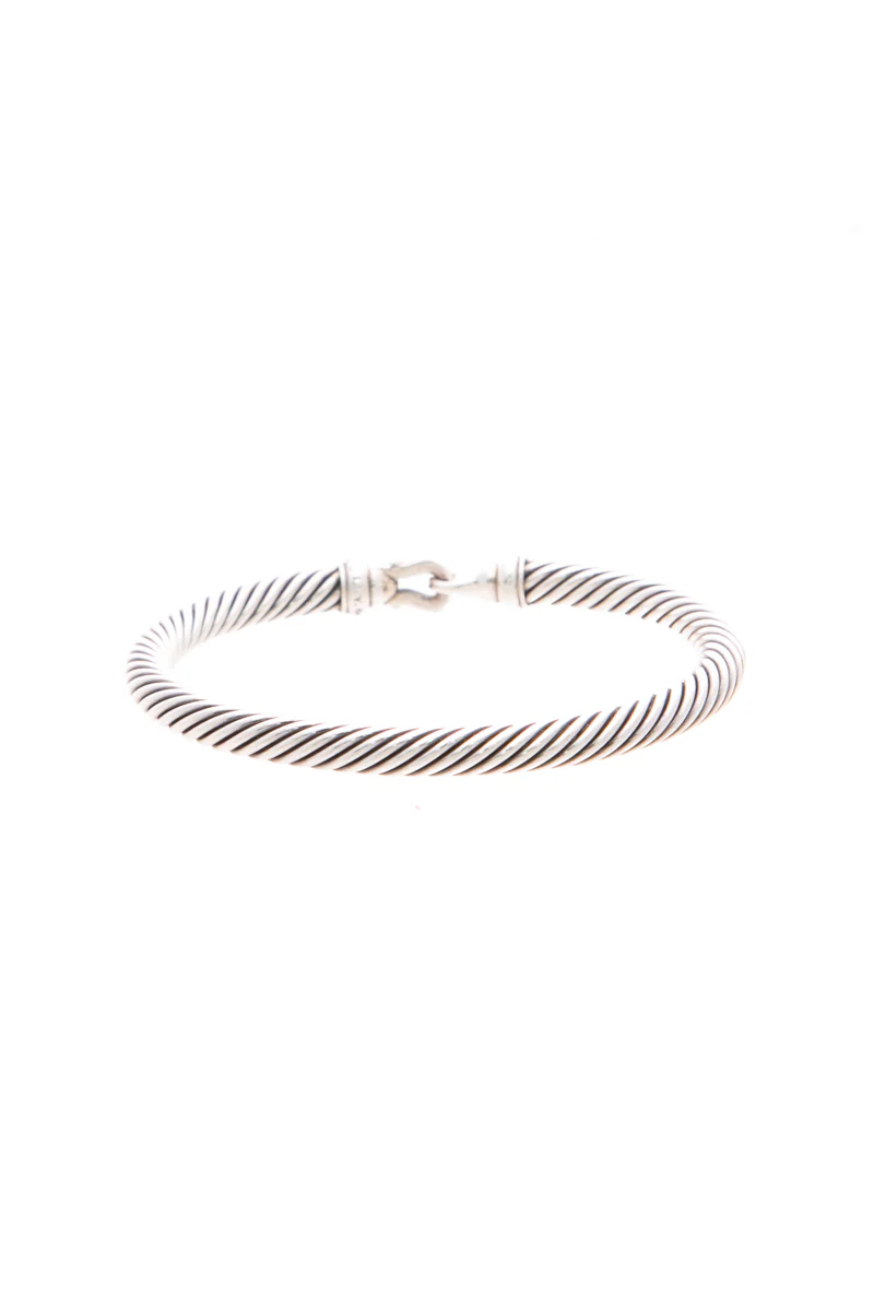 5mm Buckle Classic Cable Bracelet - Image 3