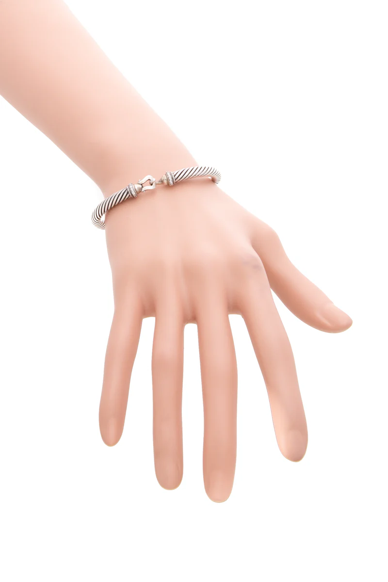 5mm Buckle Classic Cable Bracelet - Image 5