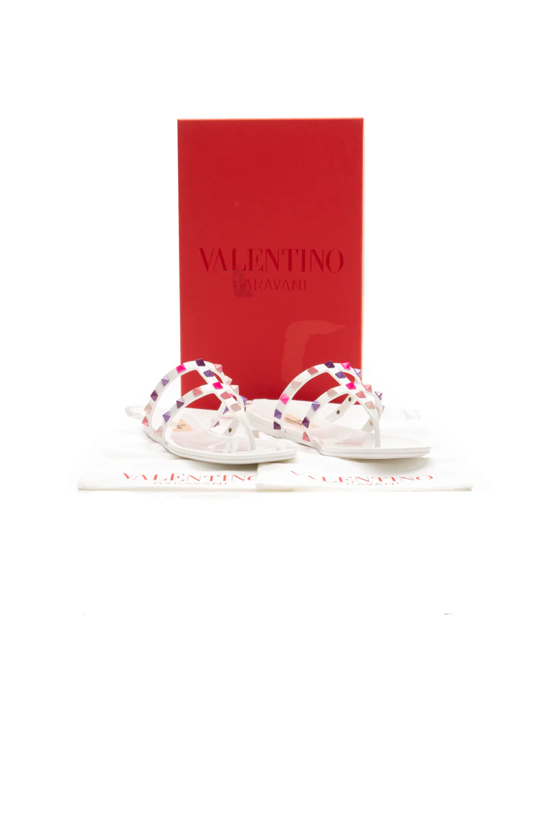 Rockstud Jelly Thong Sandals - Size 38 - Image 7