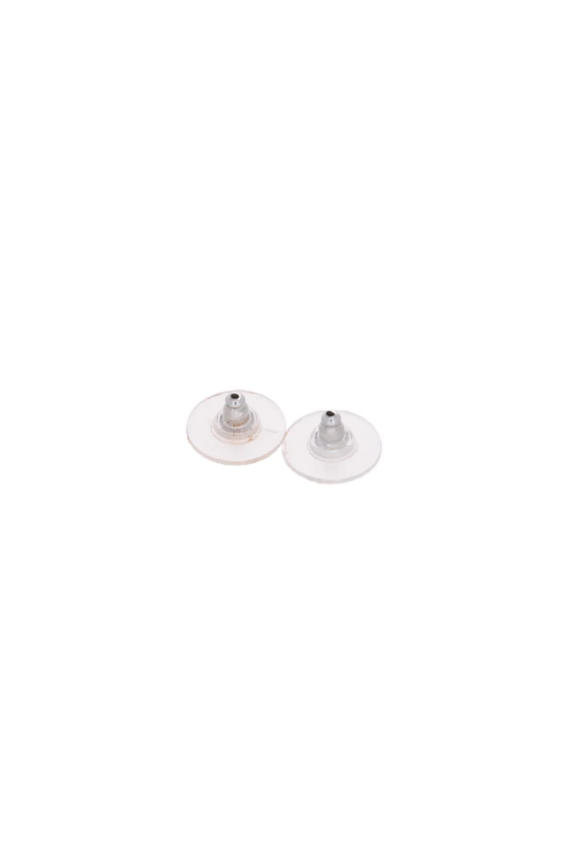 Crystal CC Logo Drop Earrings - Image 3