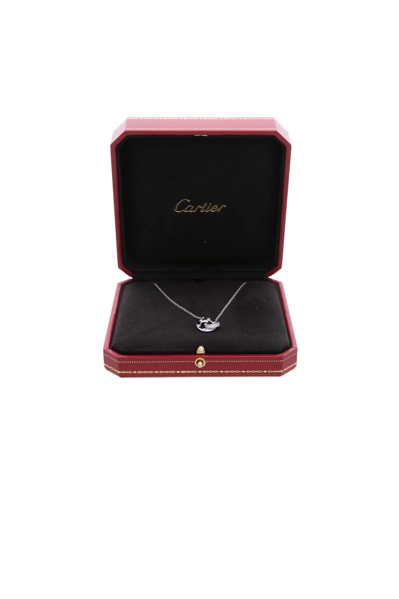 Diamond Paved Love Pendant Necklace - Image 6
