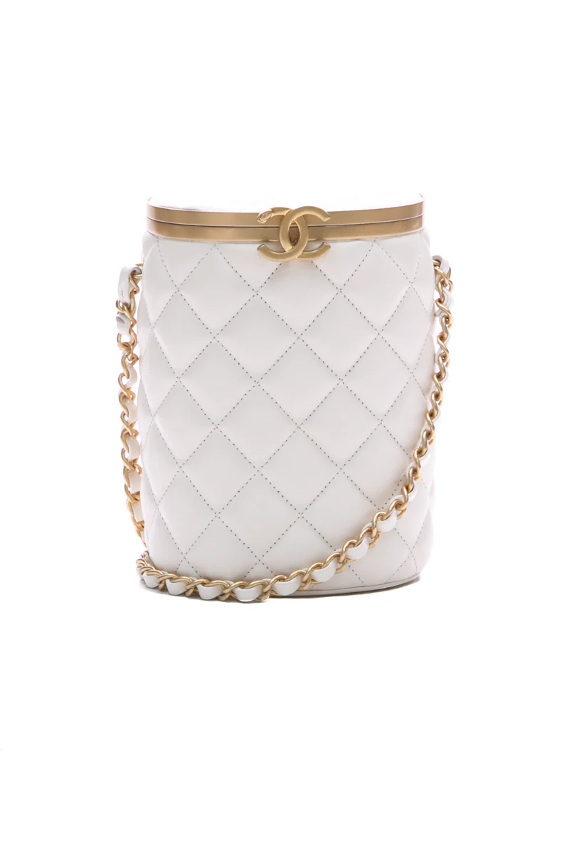 Small Vanity Crown Box Bag