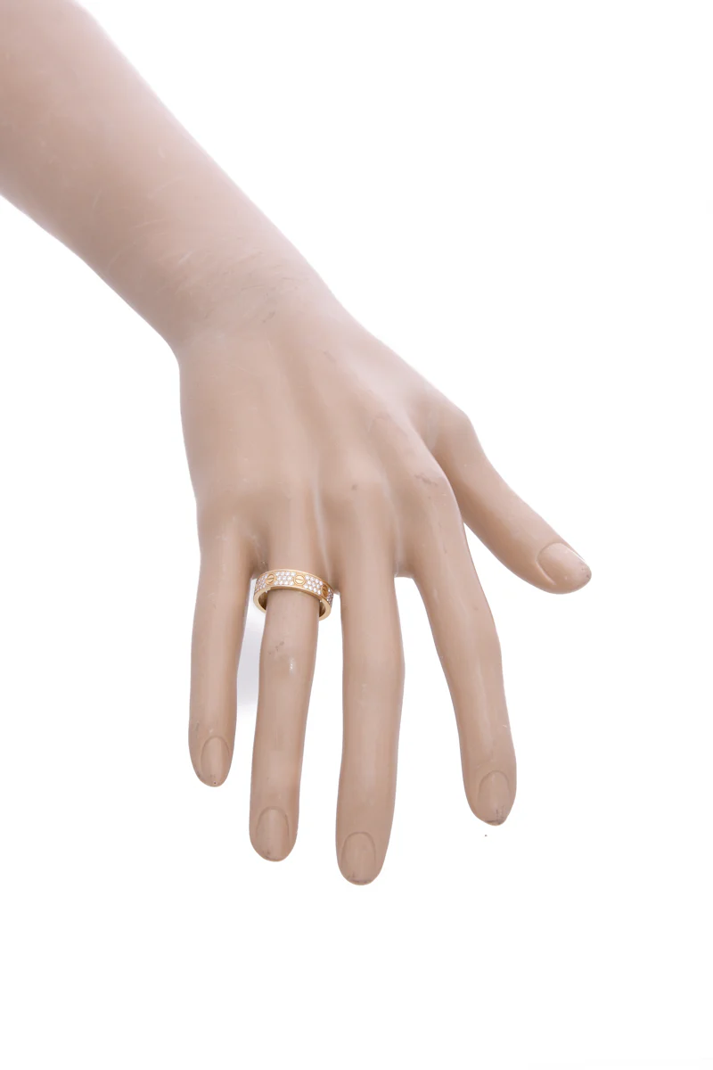 Paved Love Ring Small Model - Size 6.25 - Image 7