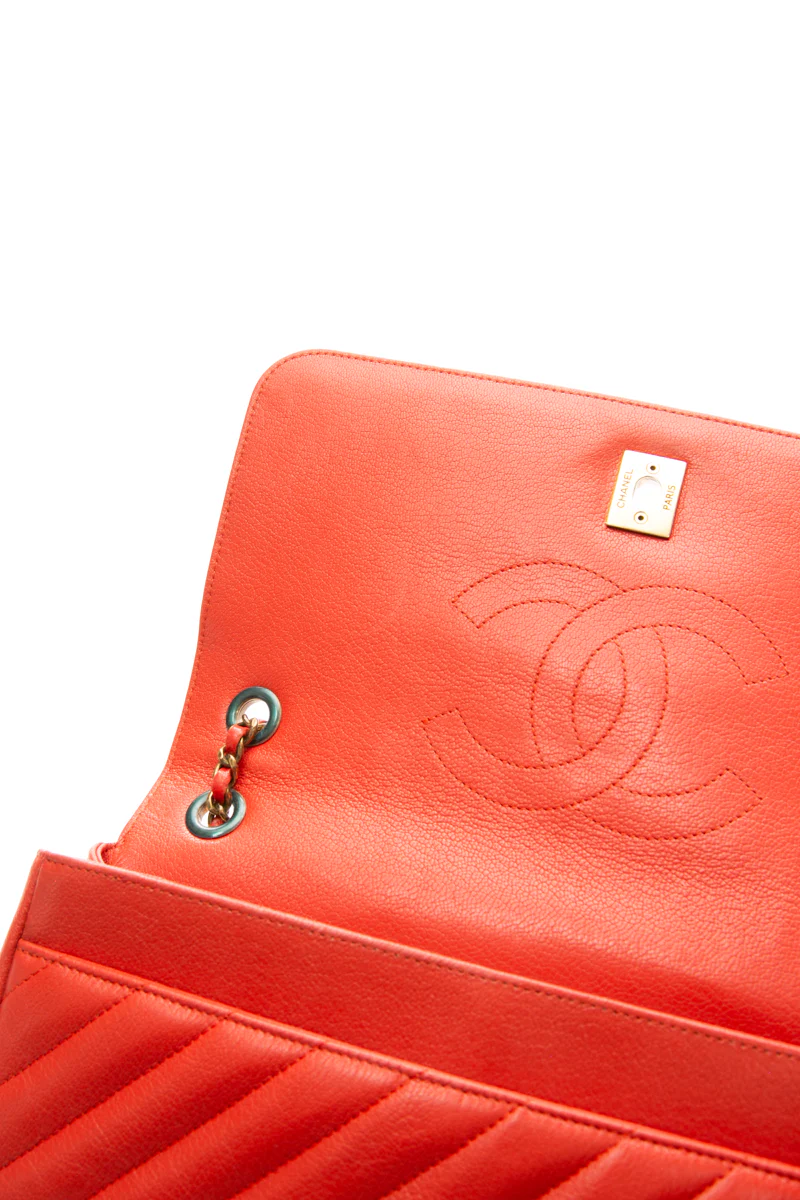 Diagonal Quilted Flap Bag - Image 7