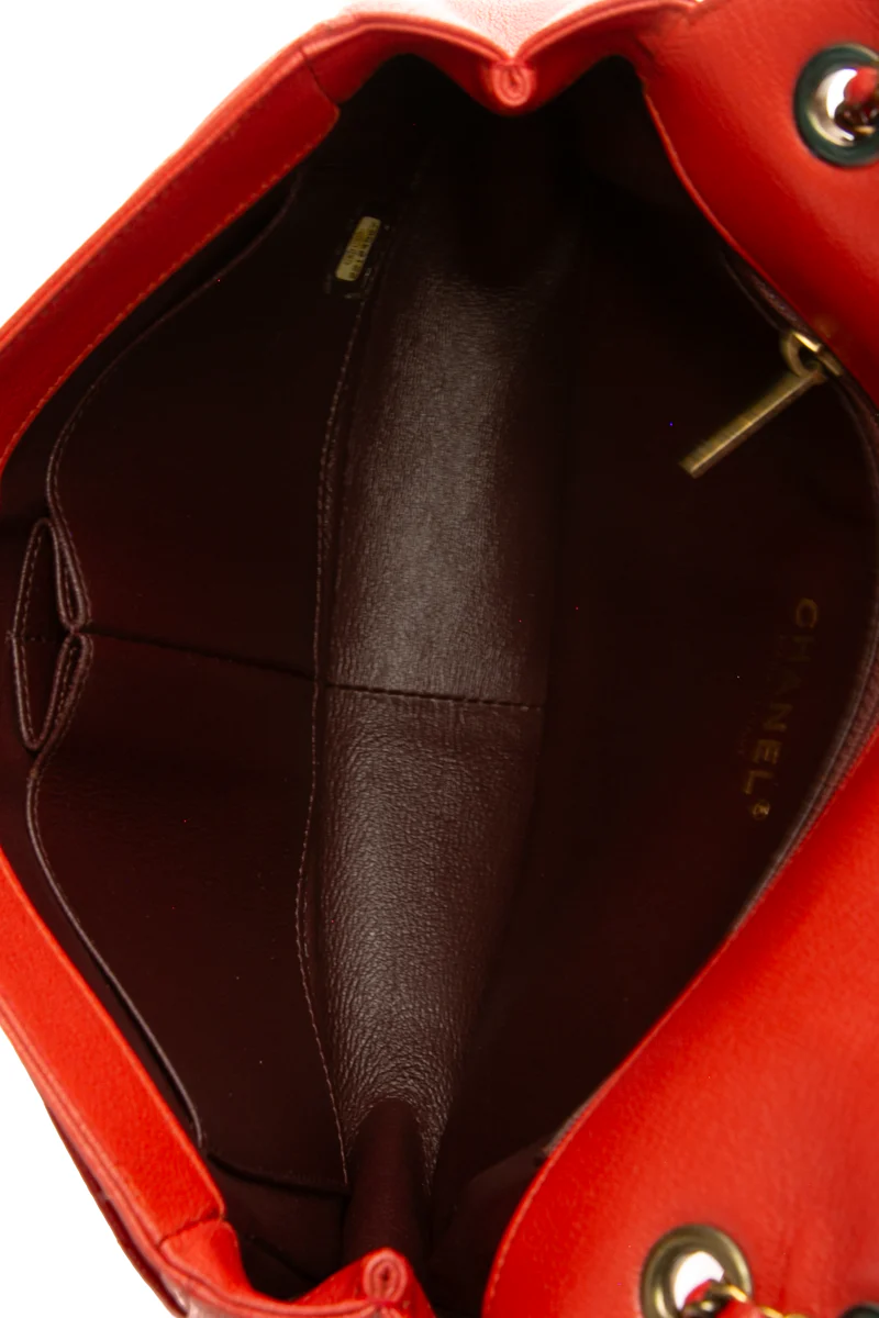 Diagonal Quilted Flap Bag - Image 8