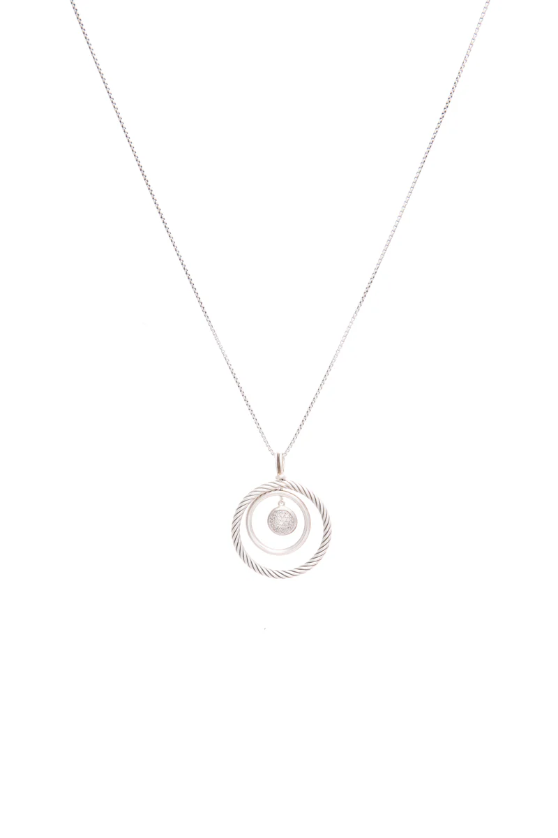 Mobile Circle Pendant Necklace