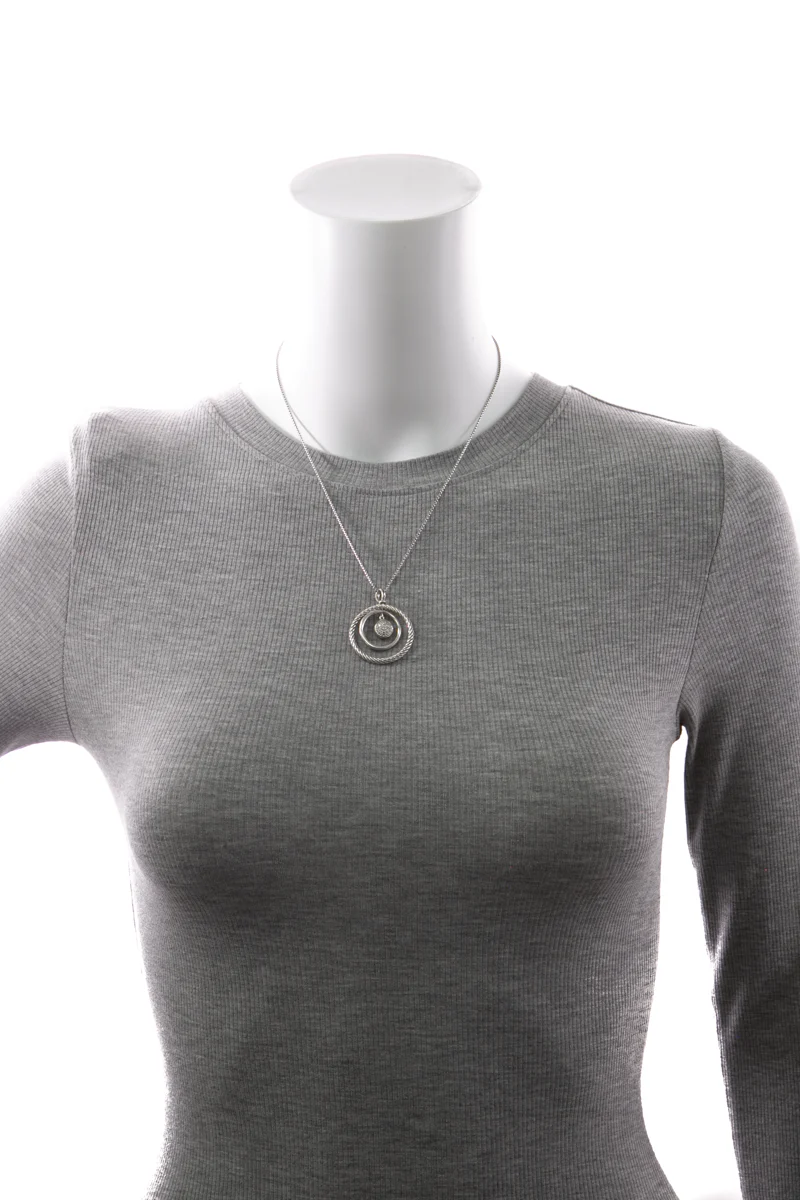 Mobile Circle Pendant Necklace - Image 2
