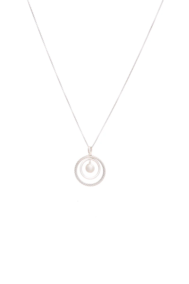 Mobile Circle Pendant Necklace - Image 3