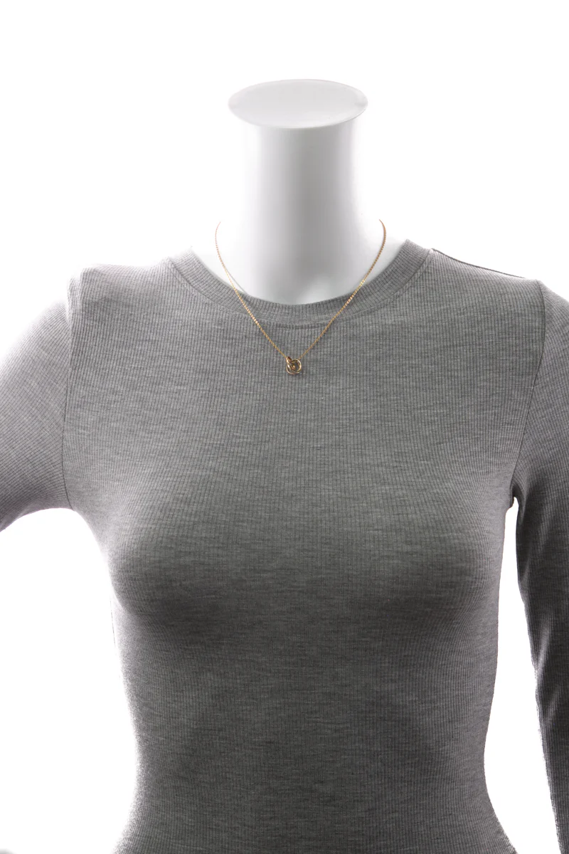 Tri-Color Trinity Necklace - Image 2