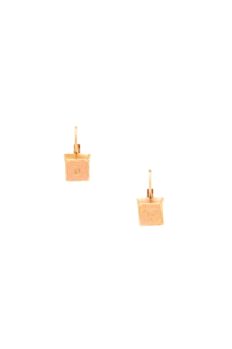 CC Square Drop Earrings