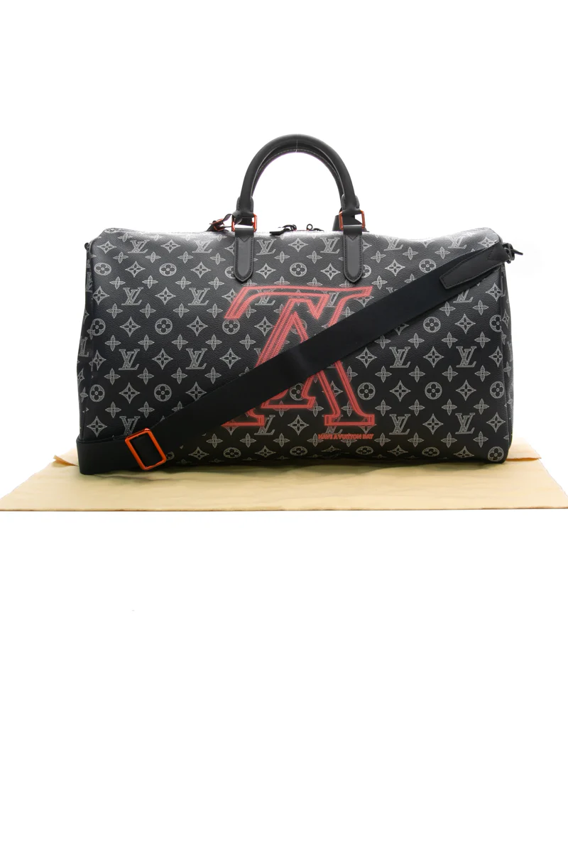 Upside Down Keepall 50 Bandouliere Bag - Image 9