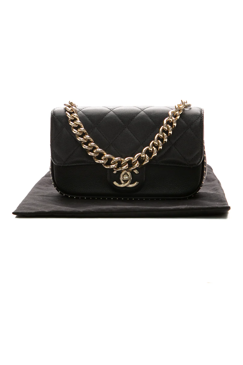Small Studded Flap Bag - Image 8
