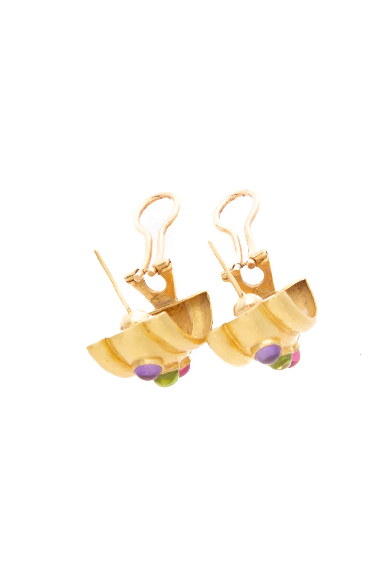 Tutti Frutti Wide Hoop Earrings - Image 4