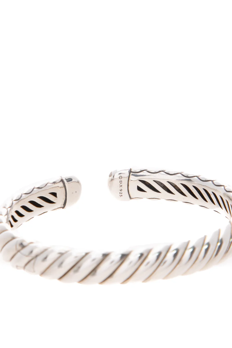 Sculpted Cable Cuff Bracelet 10mm - Image 4