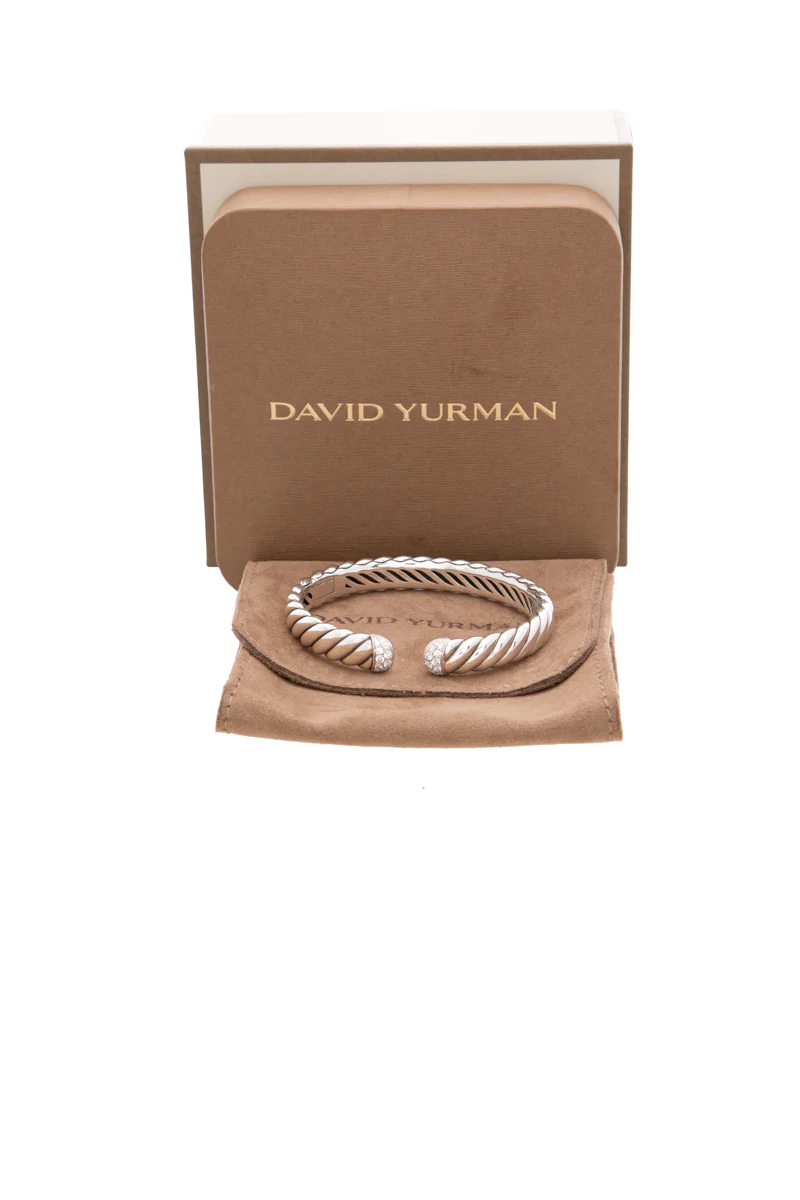Sculpted Cable Cuff Bracelet 10mm - Image 5