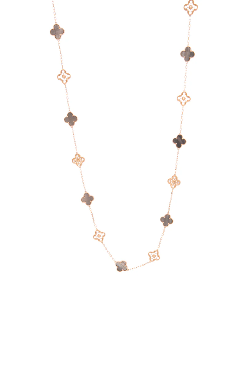 Vintage Alhambra Long Necklace 20 Motifs