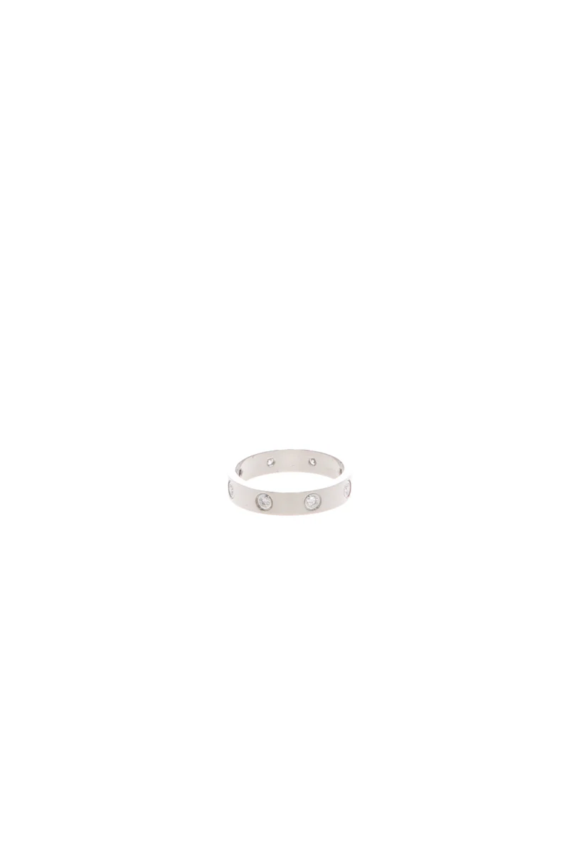 Small Model 8 Diamond Love Ring - Size 6 - Image 3