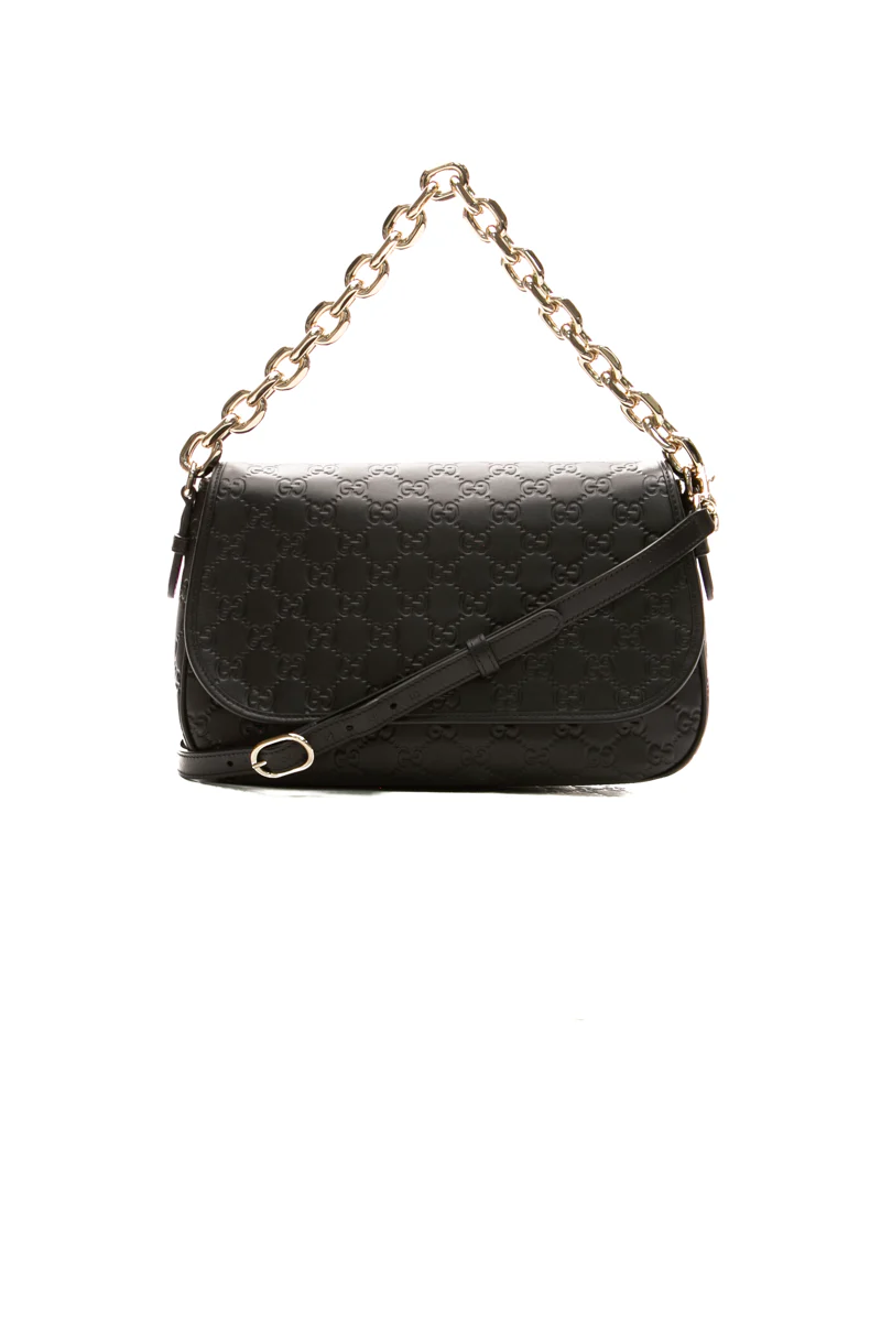 GG Emblem Medium Shoulder Bag