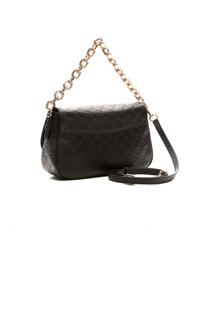 GG Emblem Medium Shoulder Bag - Image 3