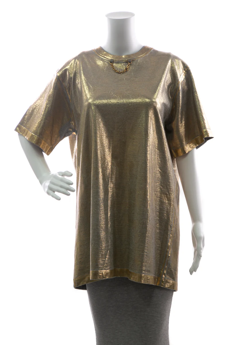 Metallic Chain T-Shirt - Size Extra Large