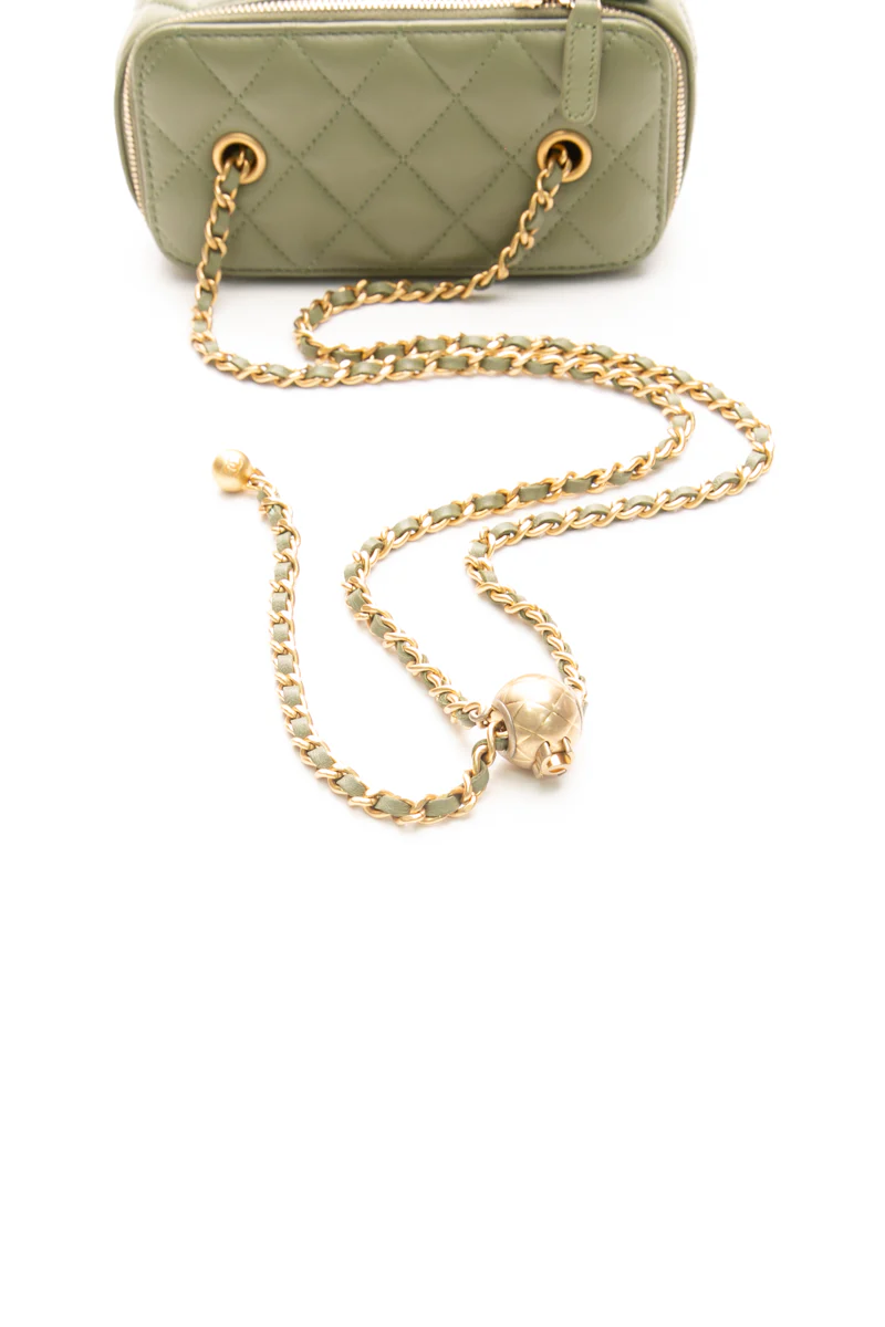 Pearl Crush Small Vanity Case Bag - Image 5
