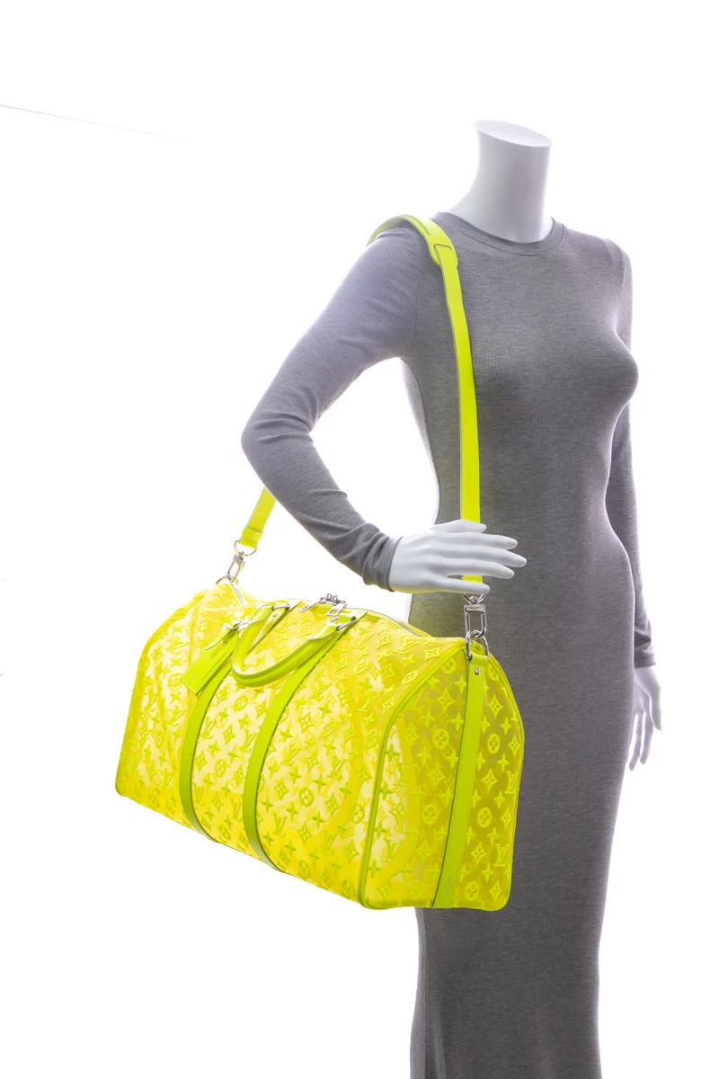Fluo See Through Keepall 50 Bandouliere - Image 2