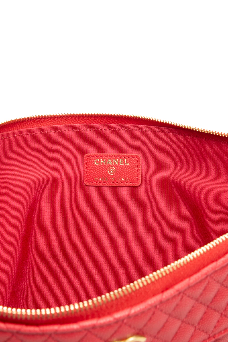 Large Chevron CC O-Case Zip Pouch - Image 6
