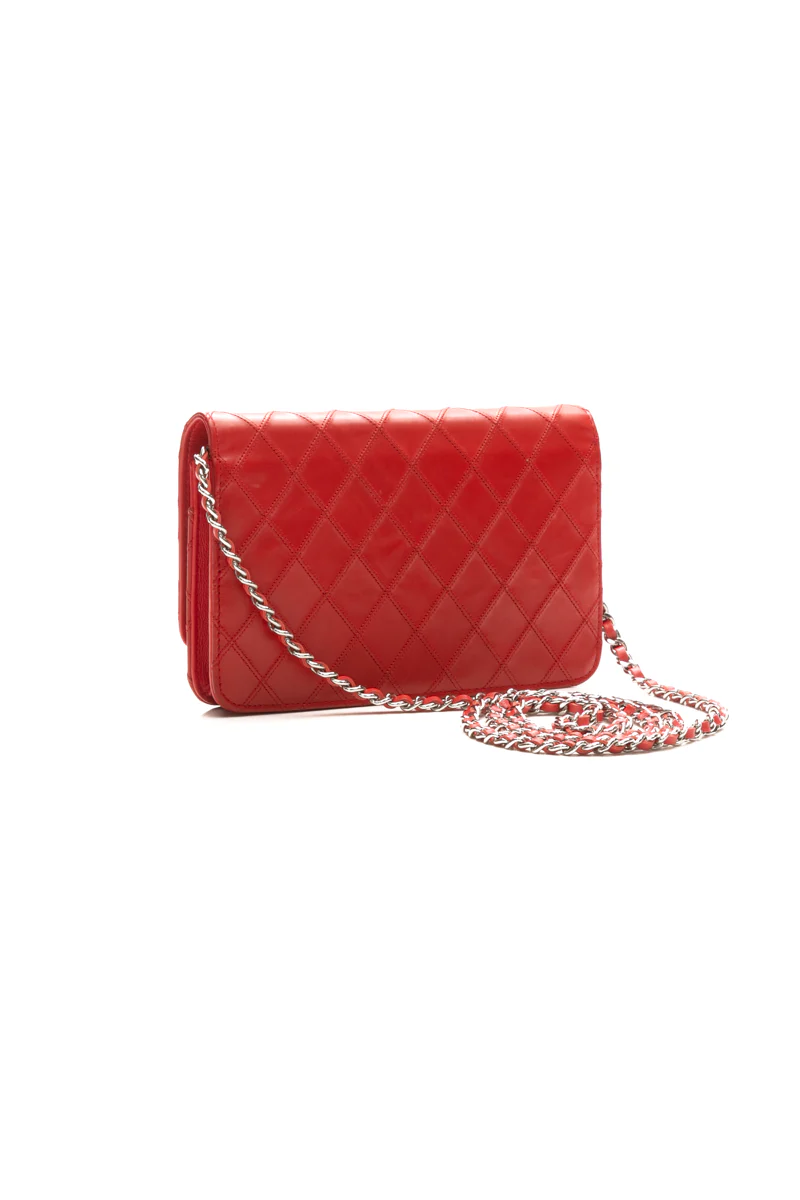 Diamond Stitch Wallet on Chain - Image 3