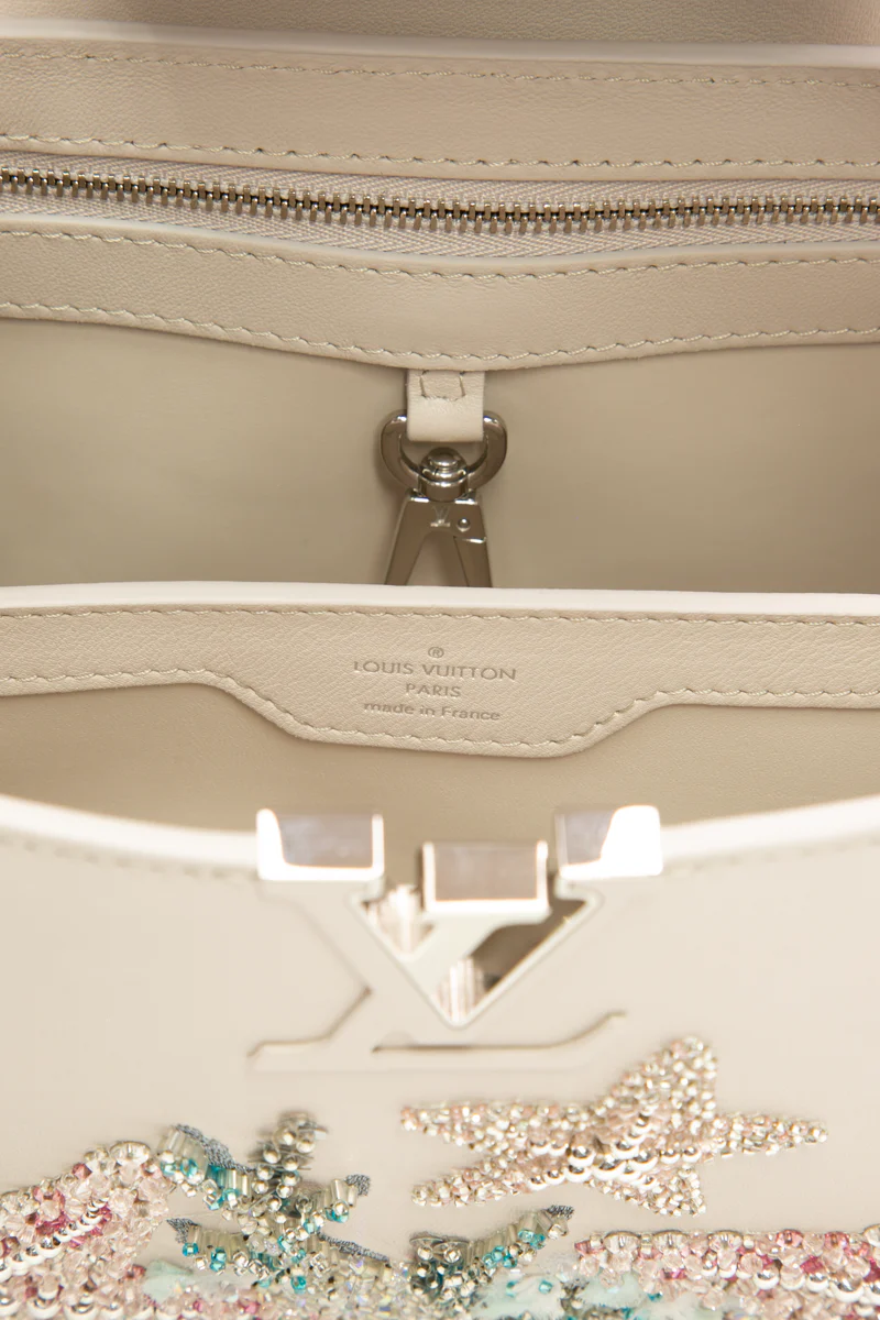 Undersea Beaded Capucines BB Bag - Image 11
