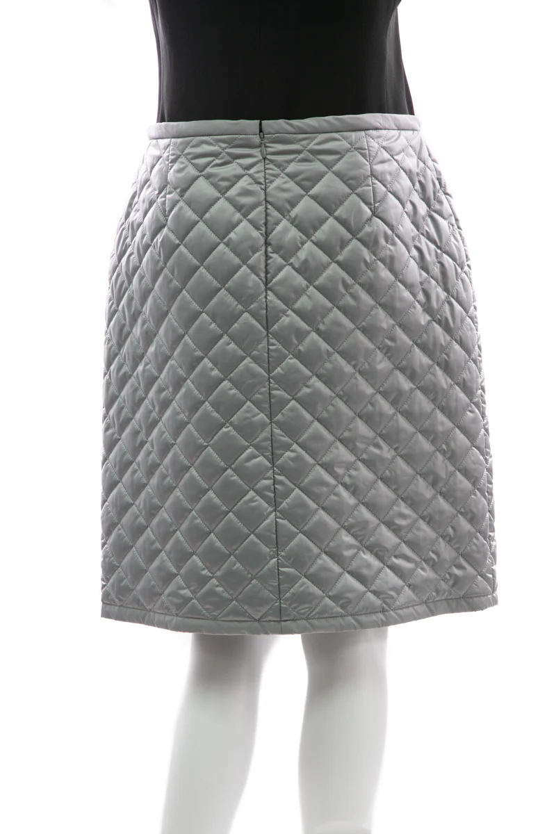 Quilted Knee Length Skirt - Size 42 - Image 4