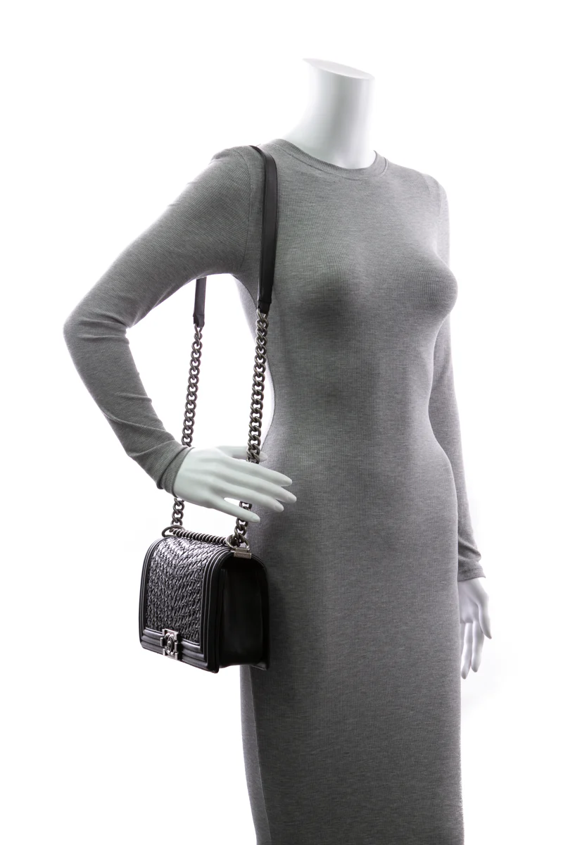 Braided Medium Boy Bag - Image 2