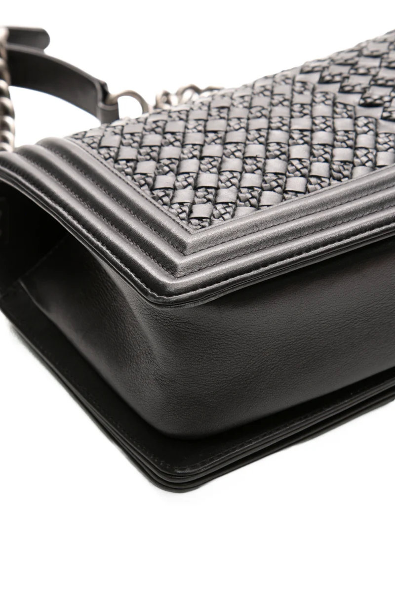Braided Medium Boy Bag - Image 6