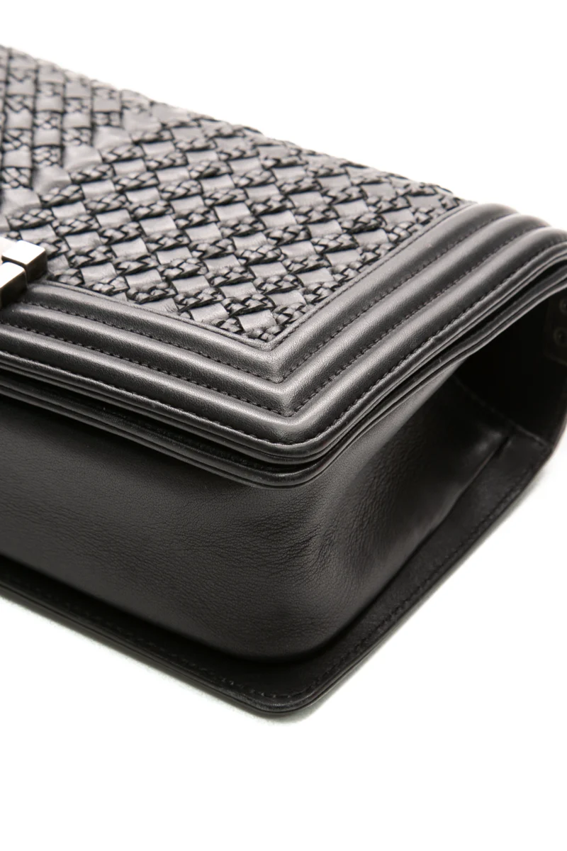 Braided Medium Boy Bag - Image 9