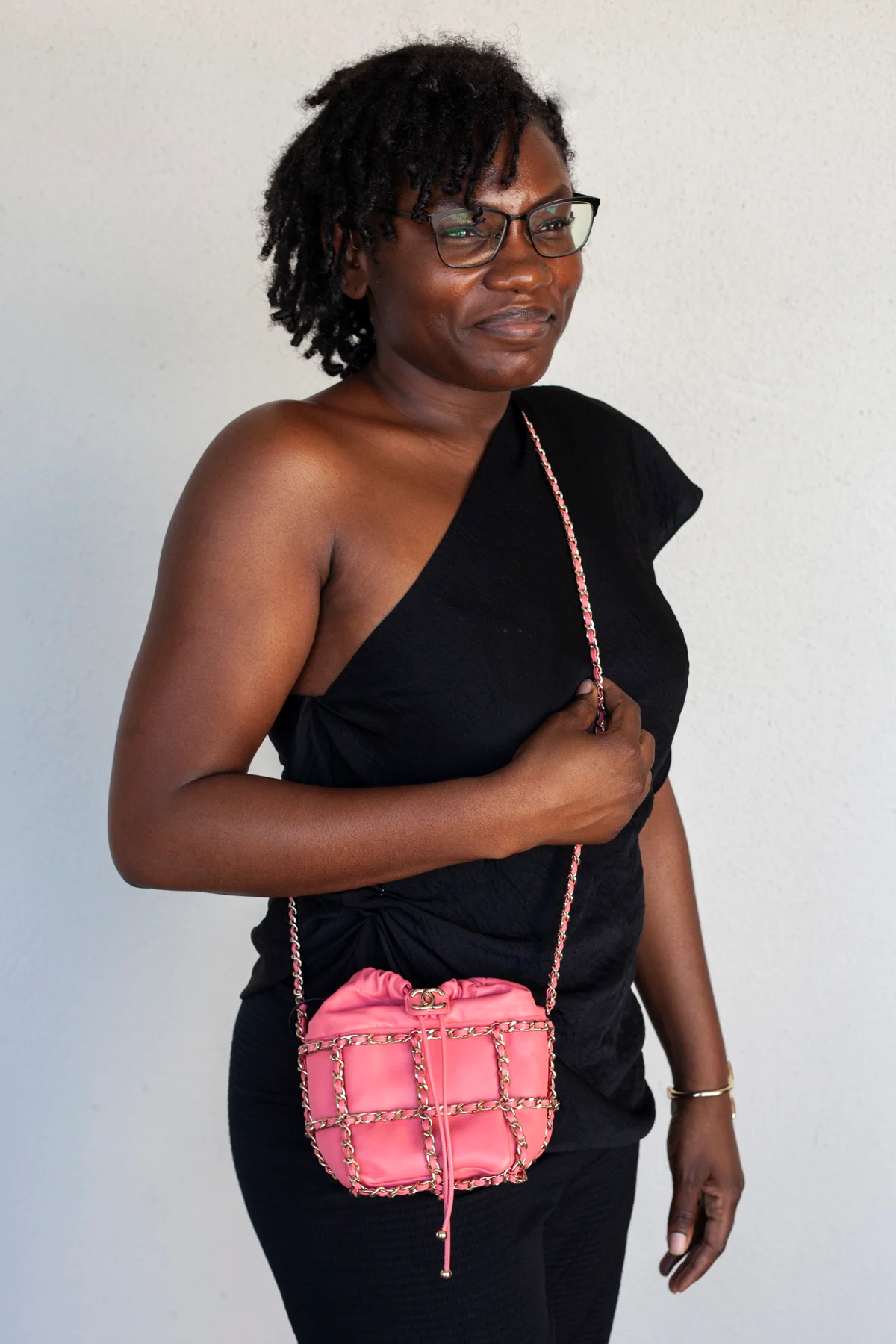 Chain Cage Bucket Bag - Image 2
