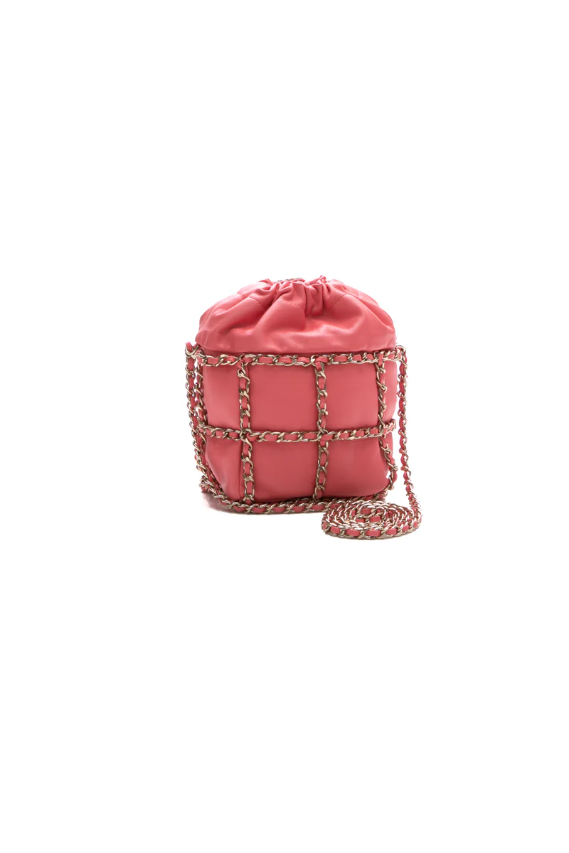 Chain Cage Bucket Bag - Image 3