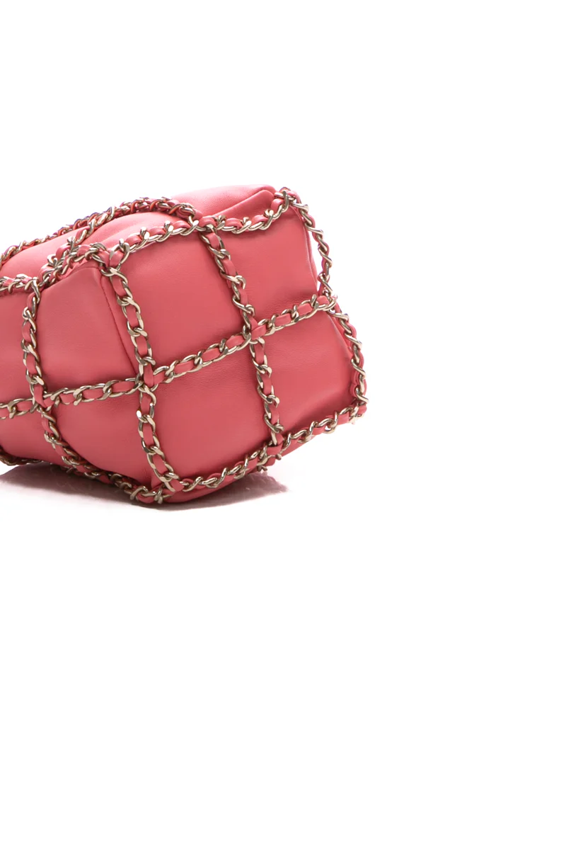 Chain Cage Bucket Bag - Image 4